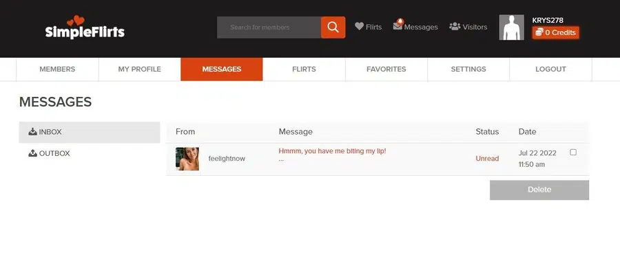 simpleflirts admin